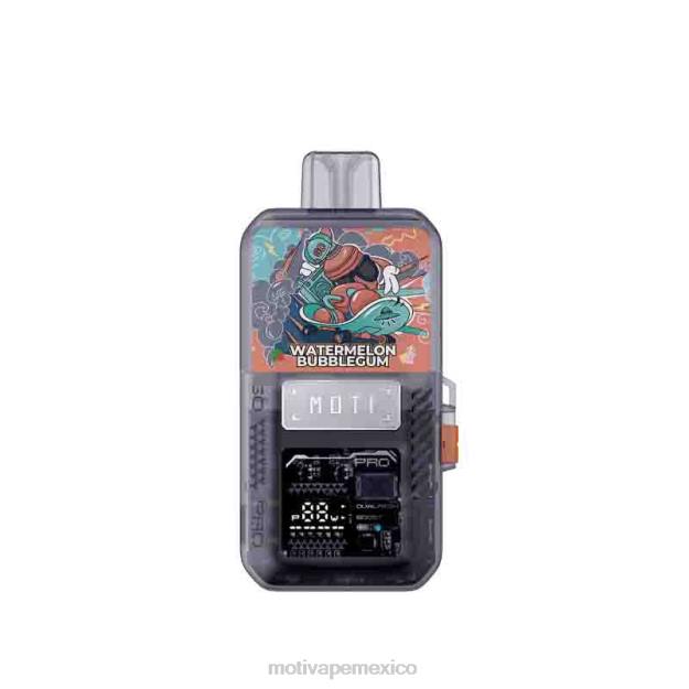 MOTI Go Pro dispositivo+pod desechable chicle de sandía V02Z81 MOTI Vape México