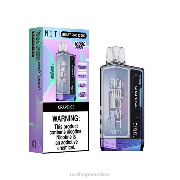 MOTI Beast Pro vaporizador desechable (5%, 10000 inhalaciones) helado de fresa V02Z50 MOTI Vape Recargable