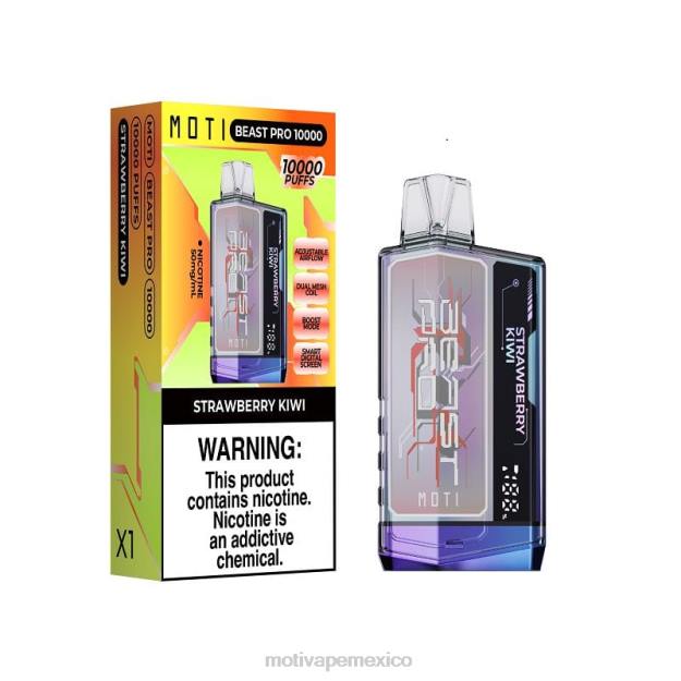 MOTI Beast Pro vaporizador desechable (5%, 10000 inhalaciones) hielo de uva V02Z45 MOTI Piin Precio México