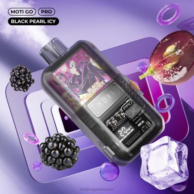 MOTI Go Pro vaporizador desechable (5%, 12000 inhalaciones) diésel de fresa V02Z21 MOTI Vape México