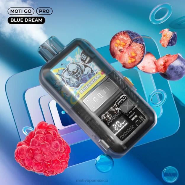MOTI Go Pro vaporizador desechable (5%, 12000 inhalaciones) diésel de fresa V02Z21 MOTI Vape México