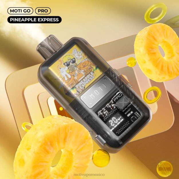 MOTI Go Pro vaporizador desechable (5%, 12000 inhalaciones) diésel de fresa V02Z21 MOTI Vape México