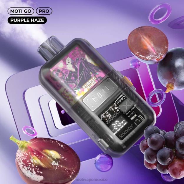 MOTI Go Pro vaporizador desechable (5%, 12000 inhalaciones) neblina púrpura V02Z19 MOTI Vape Amazon