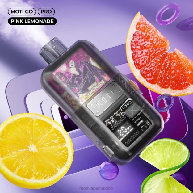 MOTI Go Pro vaporizador desechable (5%, 12000 inhalaciones) sandia menta V02Z25 MOTI Piin Precio México