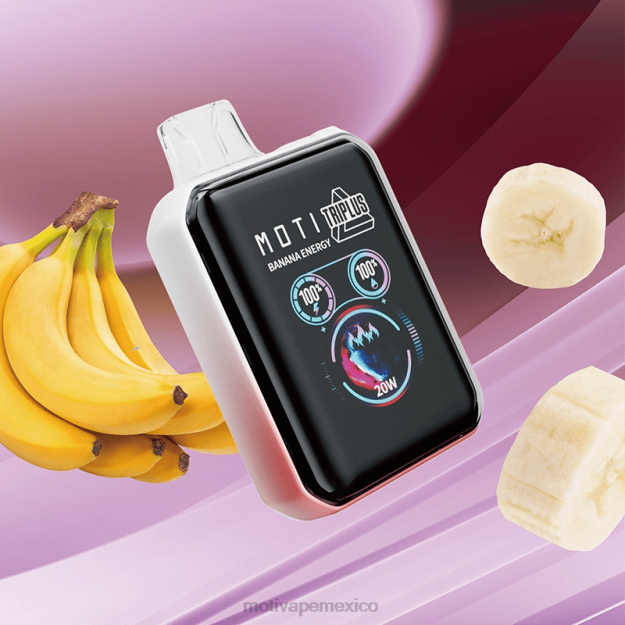 MOTI Triplus Vape desechable de 20k (5%, 20000 inhalaciones) energía del plátano V02Z1 MOTI Vape México