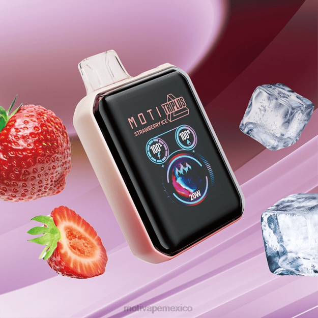 MOTI Triplus Vape desechable de 20k (5%, 20000 inhalaciones) hielo de fresa V02Z9 MOTI Vape Amazon