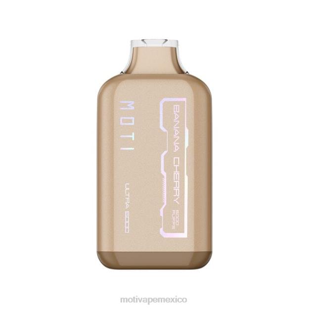 MOTI Ultra vaporizador desechable (5%, 6000 inhalaciones) cereza de plátano V02Z26 MOTI Vape Precio